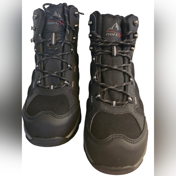 NORTIV 8 Men’s Waterproof Steel Toe Work Boots Size 9.5 - Picture 1 of 9